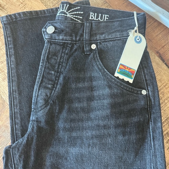 Daily Blue Denim Wide Barrel Mantra in Onyx Wash ( faded black ) Button … - Picture 7 of 7